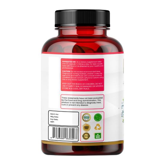 Humming Herbs CoQ10 Supplement Bottle Back Label