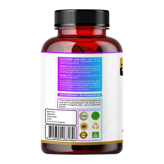 Humming Herbs Boswellia Serrata Supplement Back Label