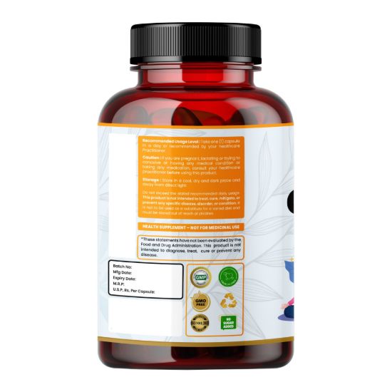 Humming Herbs Gut Feel Probiotic Back Bottle View