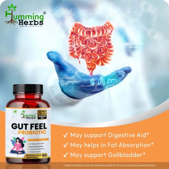 Humming Herbs Gut Feel Probiotic Lifestyle Image