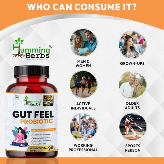Humming Herbs Gut Feel Probiotic Who Can Consume Image