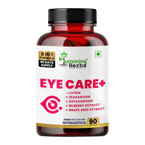 Humming Herbs Eye Care Plus Front Bottle View