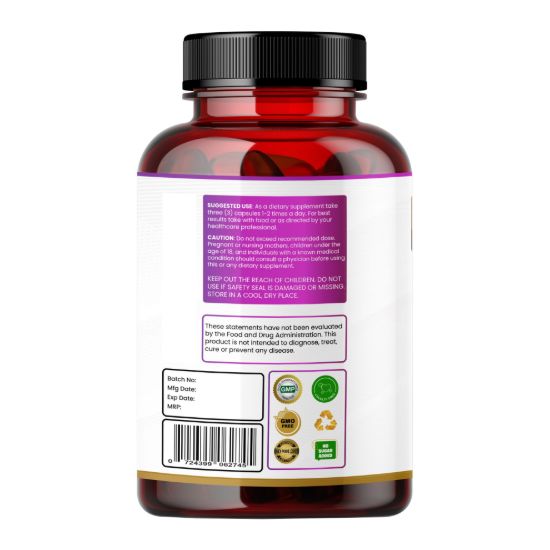 Picture of Humming Herbs Alpha GPC 1800mg (13-in-1 Nootropic Blend) – 90 Veg Capsules | 30 Servings